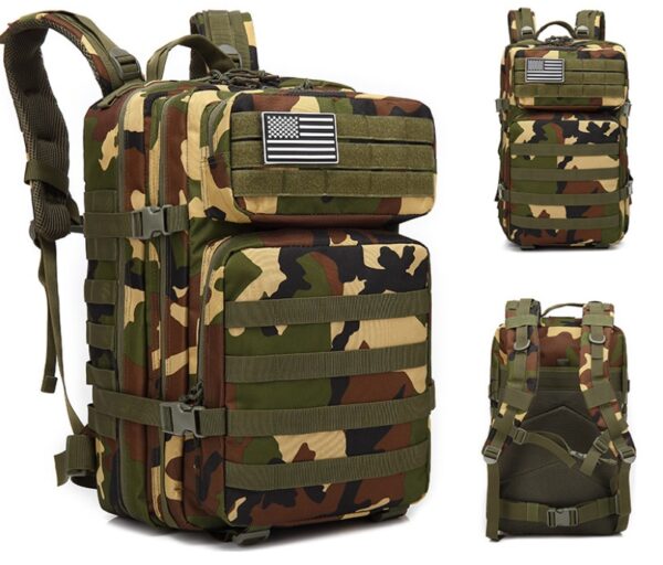 Outdoor Mountaineering Bag Tactical Leisure Bag Army Fan Travel Computer Bag Individual Soldier Package - Image 7