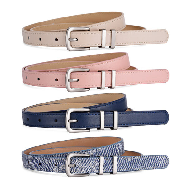 Decorate Student Y2k Multi-color Thin Waist Belt For Women