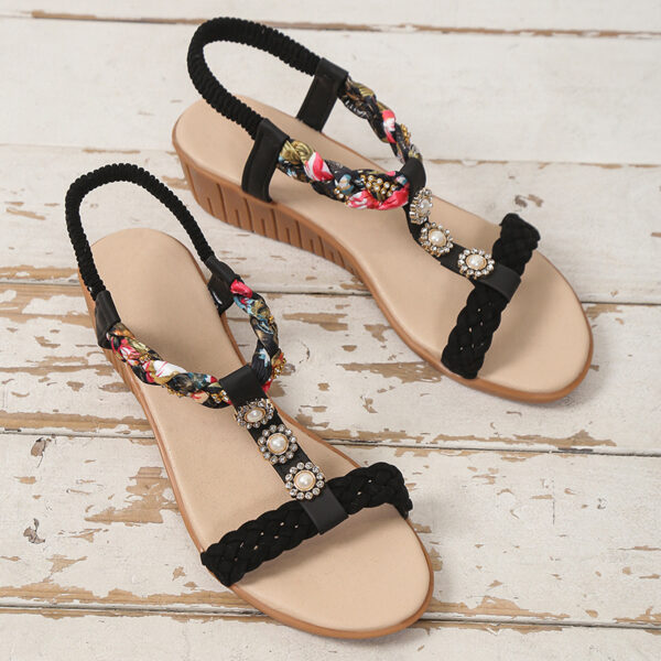 Bohemian Braided Sandals Summer Beach Shoes Women - Image 6