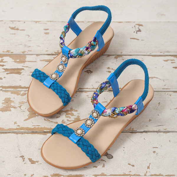 Bohemian Braided Sandals Summer Beach Shoes Women - Image 7