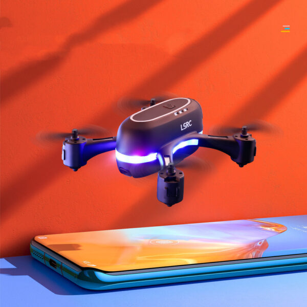 Mini Aerial Photography Gradient LED Remote Control Plane - Image 3