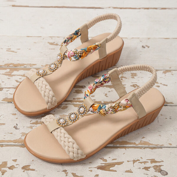 Bohemian Braided Sandals Summer Beach Shoes Women - Image 5