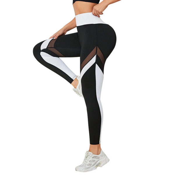 High Waist Sexy Hip Lifting And Perspiration Base Yoga Pants Women - Image 3