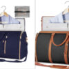 Large Capacity Travel Duffle Bag Women's Handbag Folding Suit Bag Waterproof Clothes Totes - Image 6
